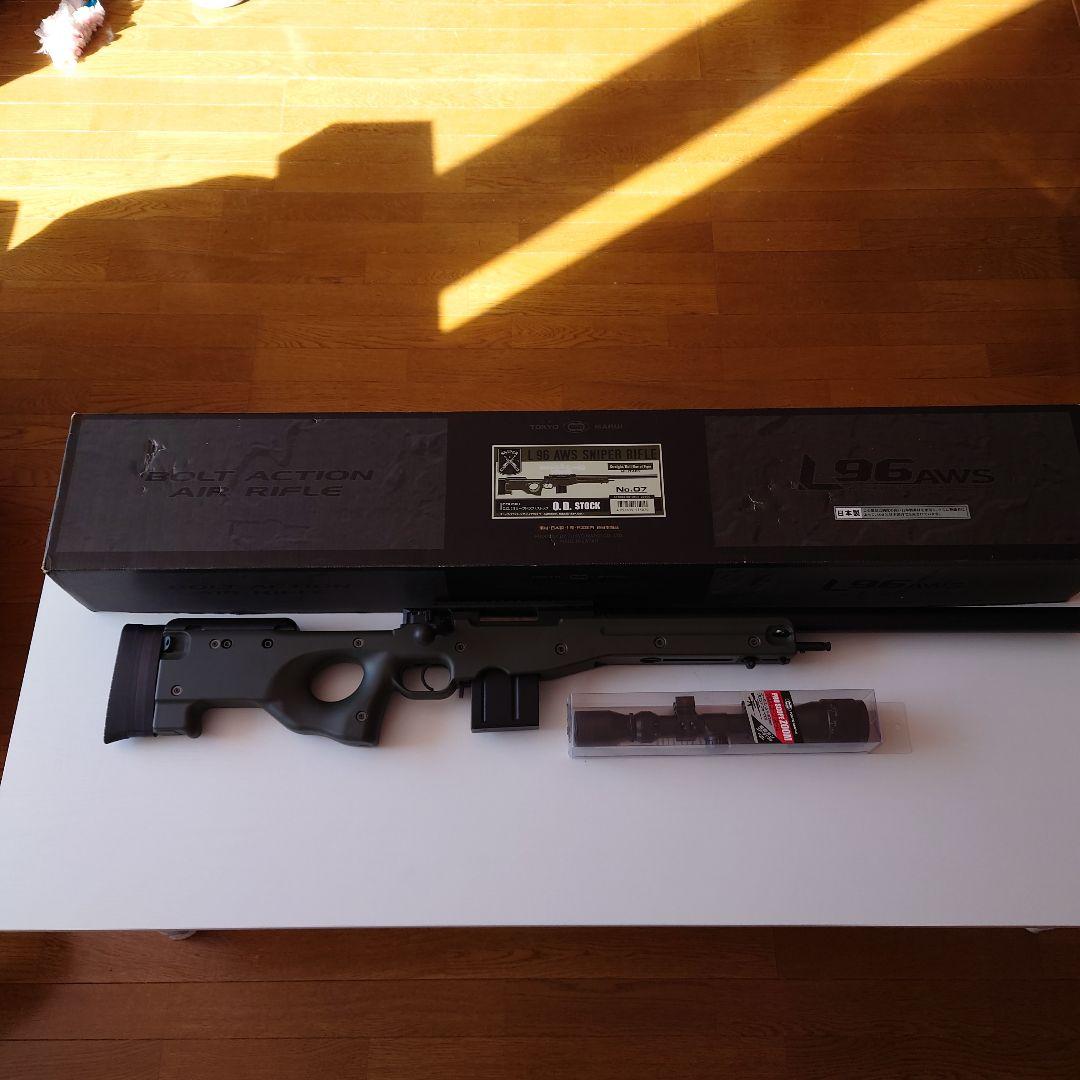 L96 AWS エアライフル スコープ付き