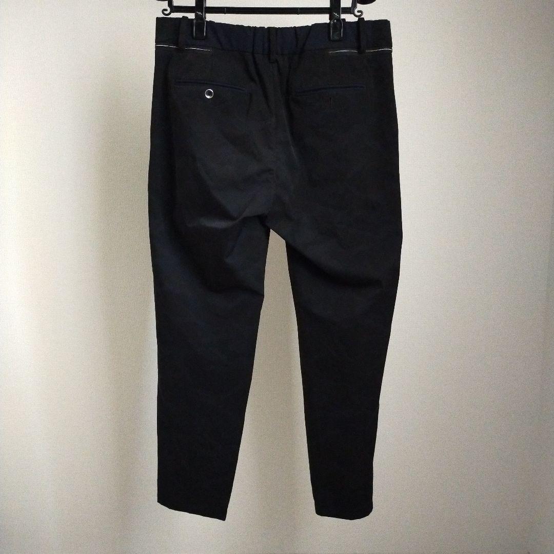 MARK&LONA カモフラ＆スカル柄 ストレッチ1タックパンツ 迷彩柄 ドクロ