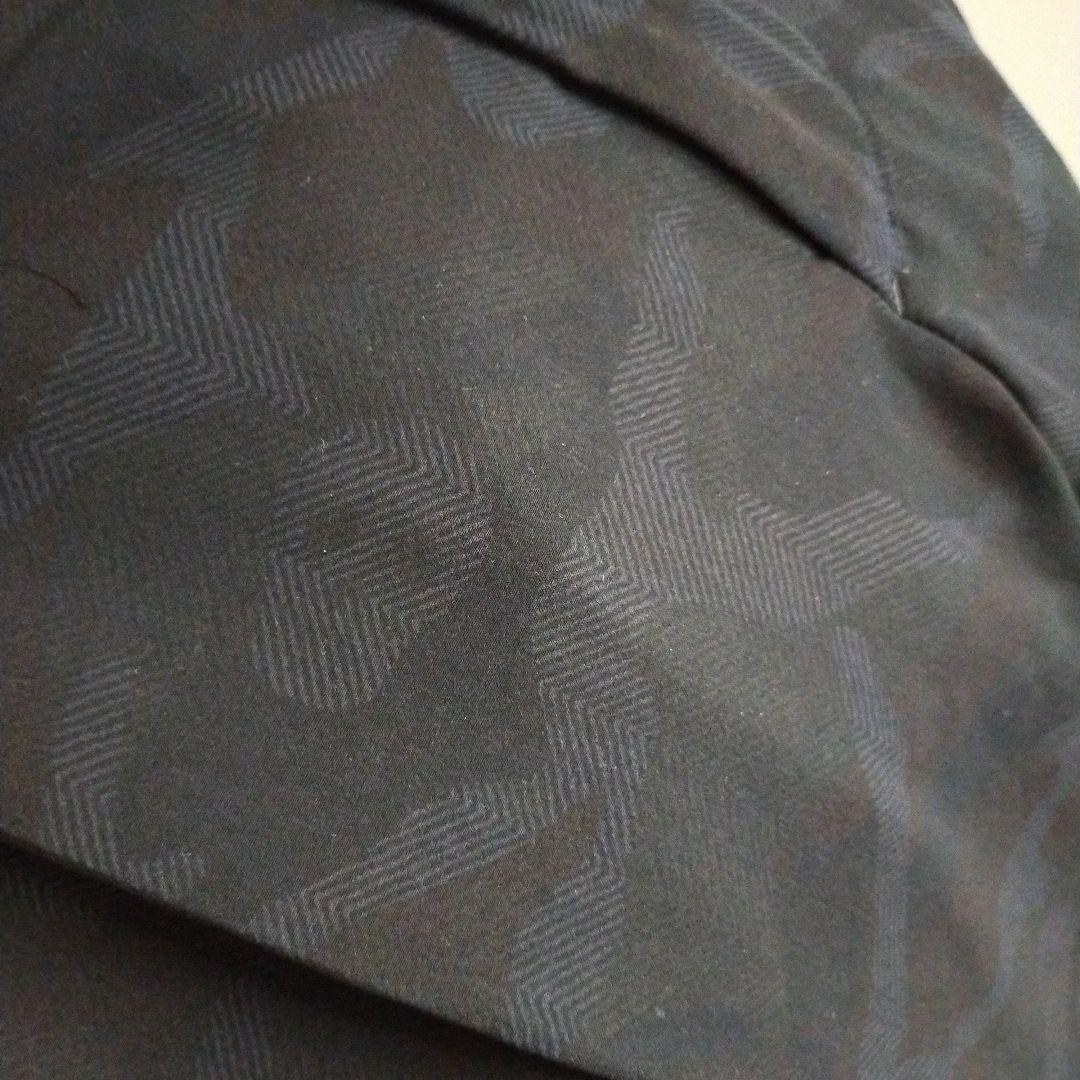 MARK&LONA カモフラ＆スカル柄 ストレッチ1タックパンツ 迷彩柄 ドクロ