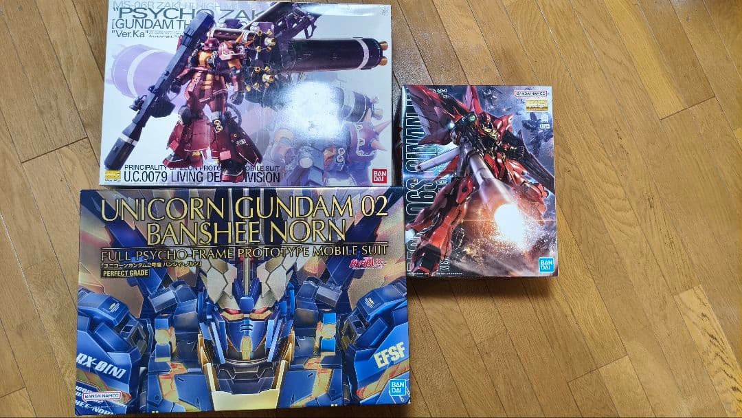 PGバンシィノルン MGサイコザク Ver. Ka MG シナンジュ セット販売