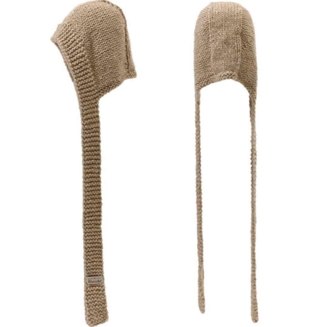 【新品未使用】LESSERAFIM KKUROCHET Hooded Scarf