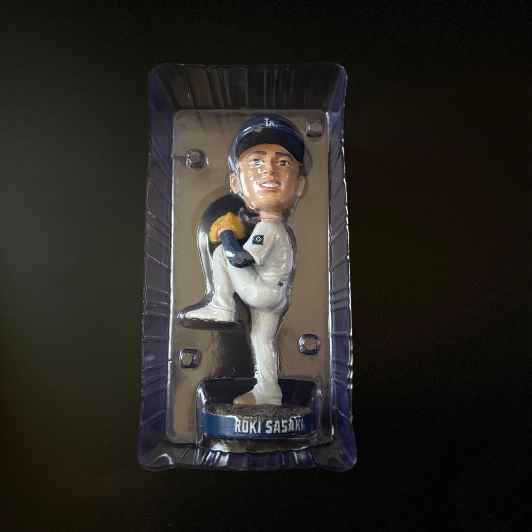 佐々木朗希 ボブルヘッド ドジャースタジアム球場配布限定 非売品 8/4