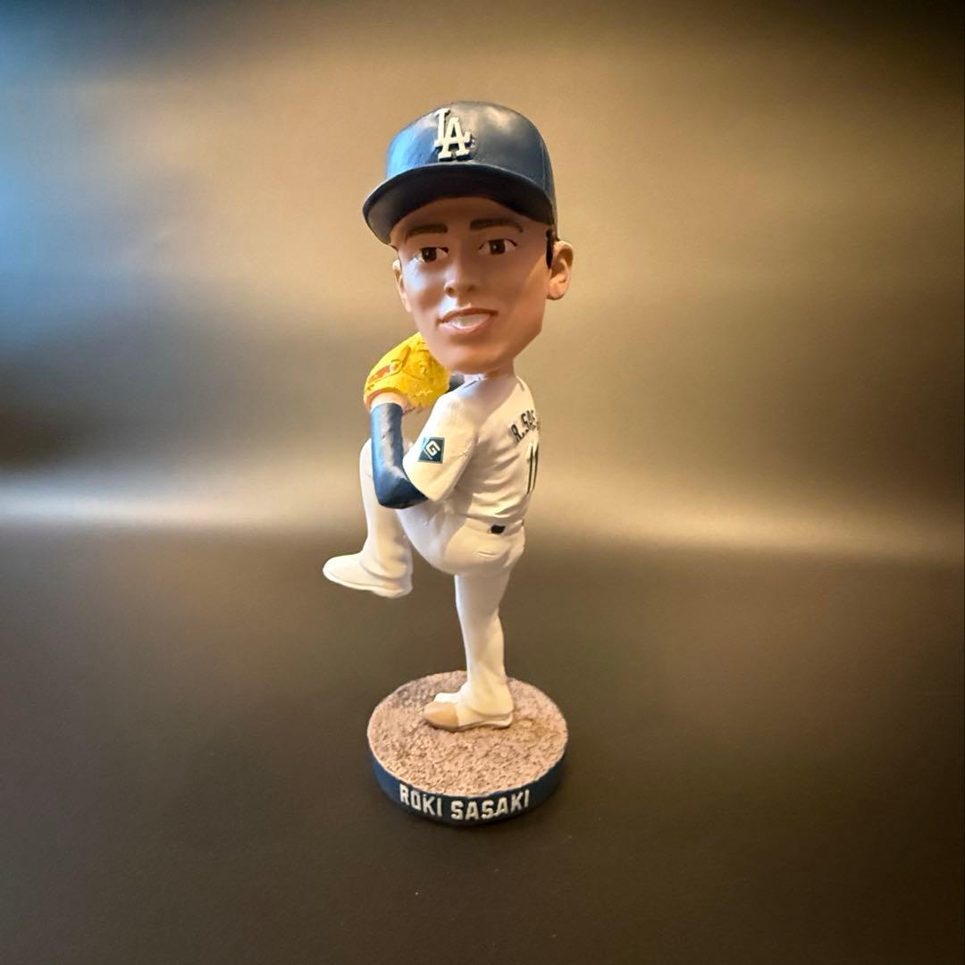 佐々木朗希 ボブルヘッド ドジャースタジアム球場配布限定 非売品 8/4