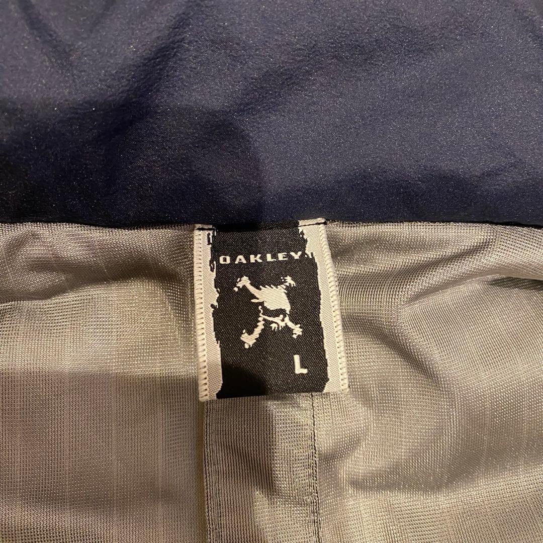 OAKLEYゴルフウェアメンズ　ダウンベスト　ジャケット　ネイビーL