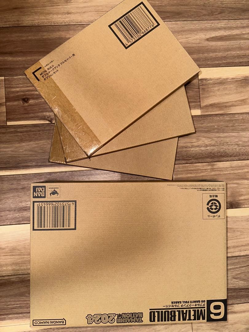 メタルビルド　ダブルオークアンタフルセイバー　＋オプション×3セット