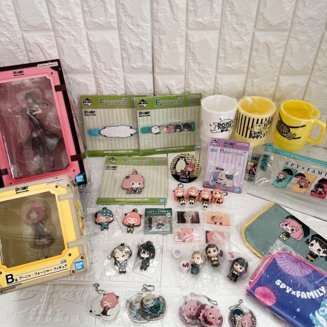 SPY×FAMILY 一番くじB賞・C賞フィギュア・アクキー他グッズまとめ