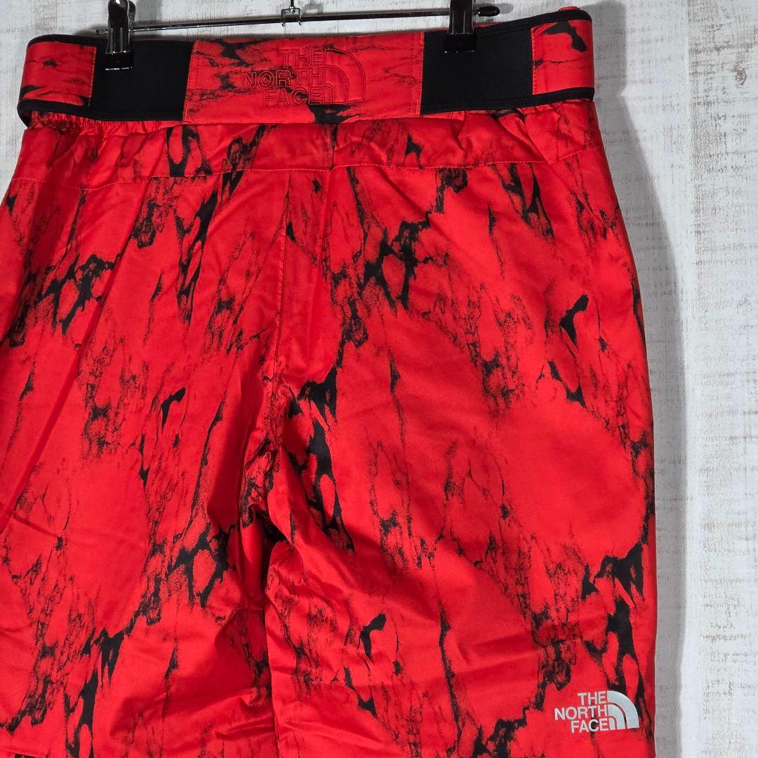 新品未使用✨️ノースフェイス スノーウエア スノーパンツ スキーパンツ 赤黒M