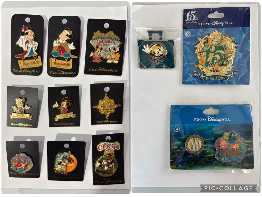 ディズニーピンバッジ 210個 まとめ売り