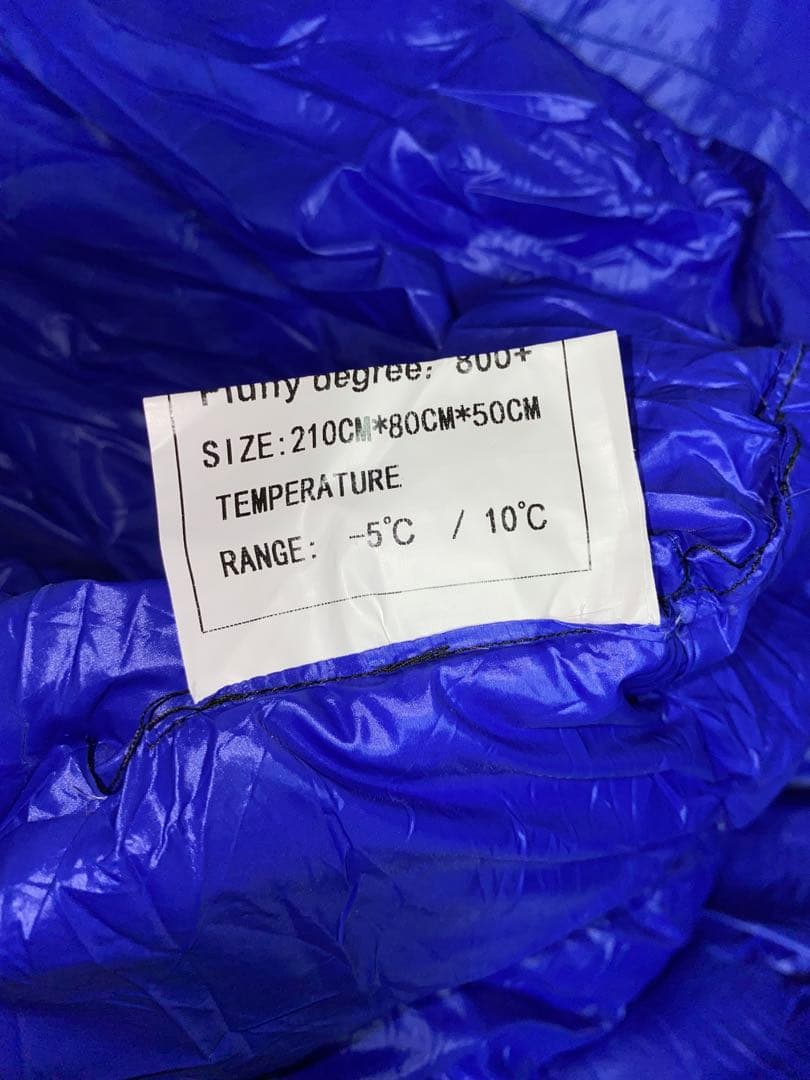 ダウンシュラフ800gColumbiaグースダウンシュラフ コロンビア