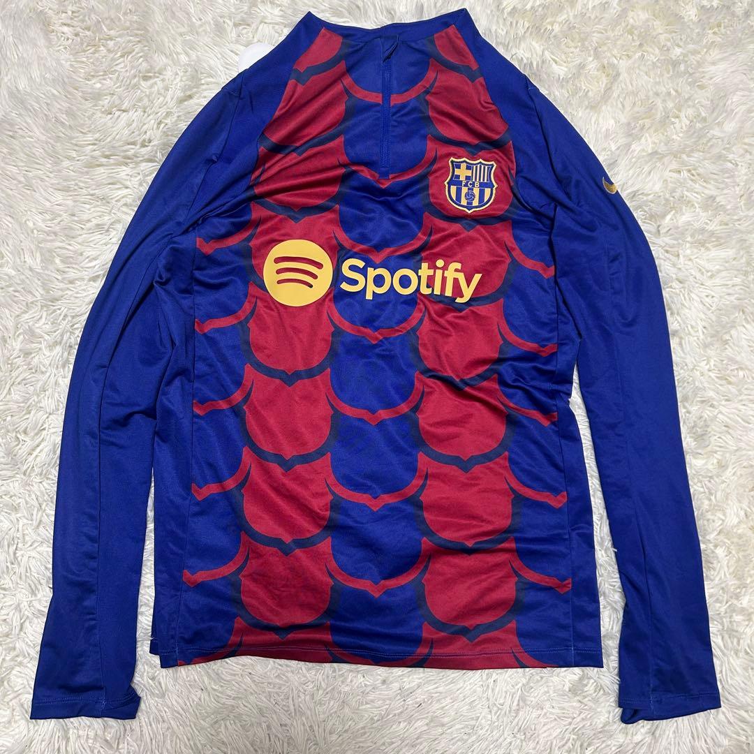 バルセロナ　NIKE ナイキ　ジャージ　トレーニングトップ　ジップ　サイズM