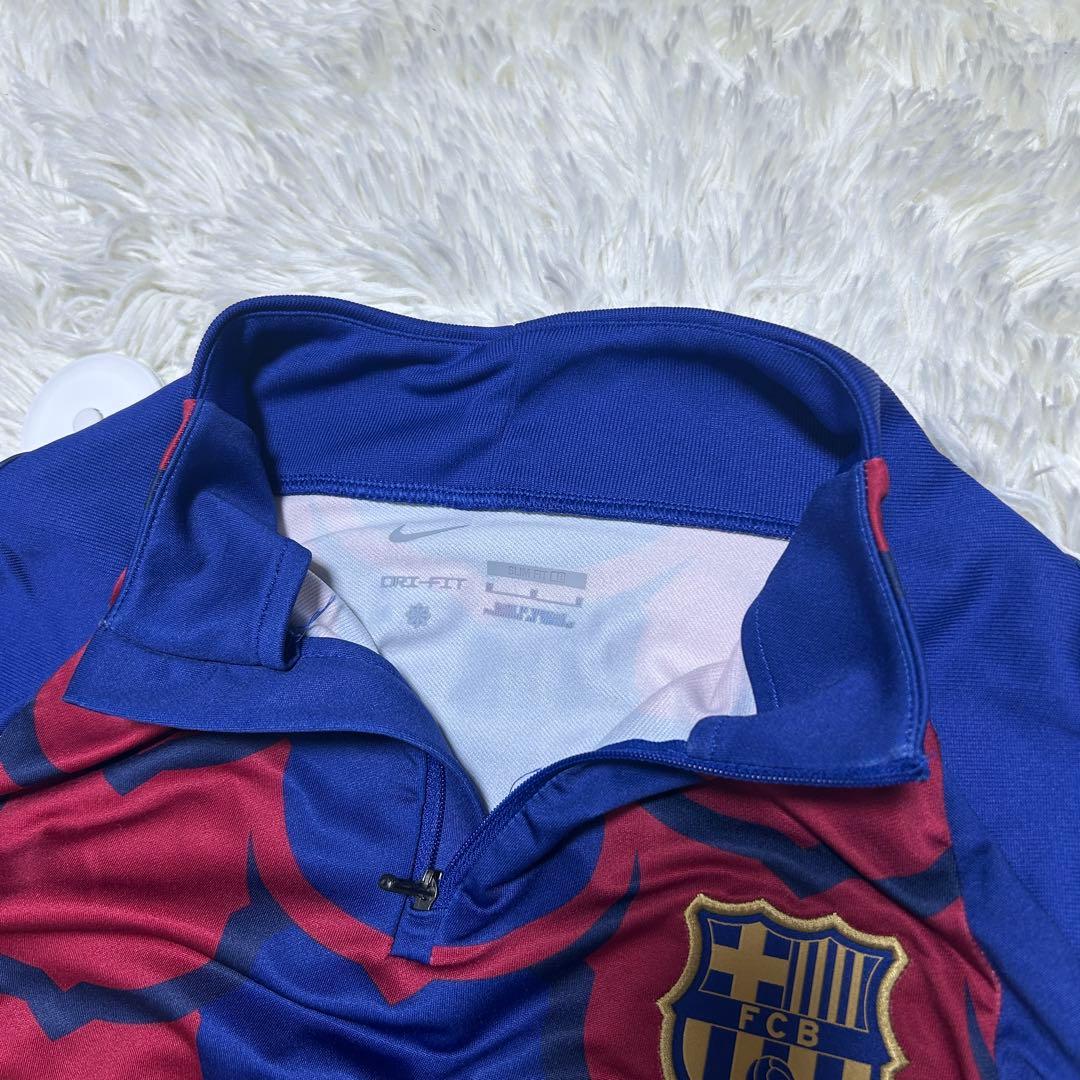 バルセロナ　NIKE ナイキ　ジャージ　トレーニングトップ　ジップ　サイズM