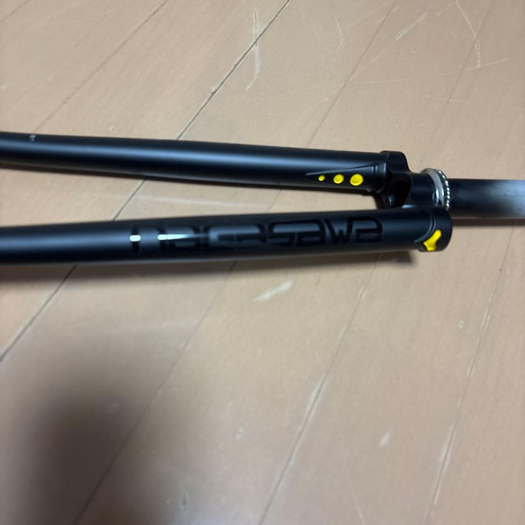 ピスト　フレーム　フロントフォーク　ナガサワ　ツヤ消し　新品未使用