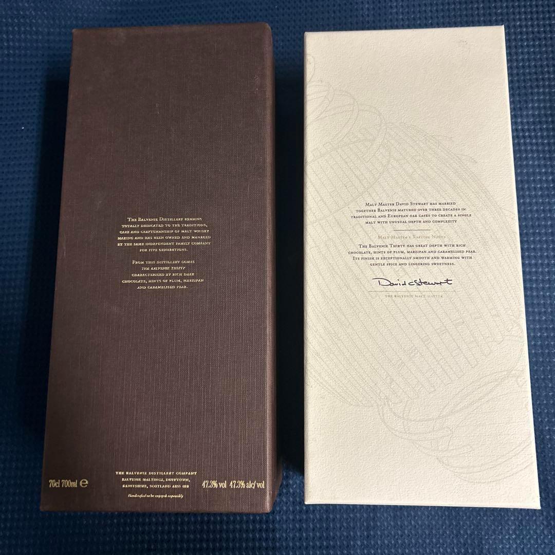 【未開栓】The Balvenie ザ・バルヴェニー 30年 モルトウイスキー