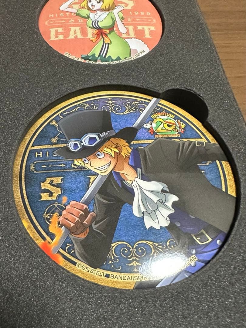とるパカ！　ワンピースアニメ20周年記念缶バッジコンプリートセット (サボ)
