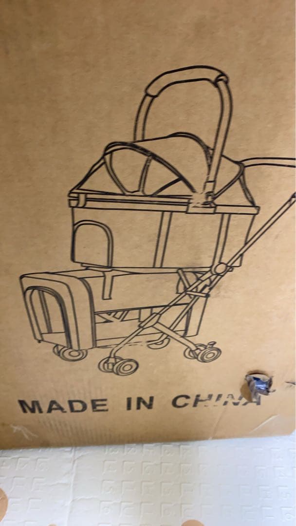 Bolinkerペットカート 2段 分離型 ダブルデッカー大容量折りたたみ式犬用