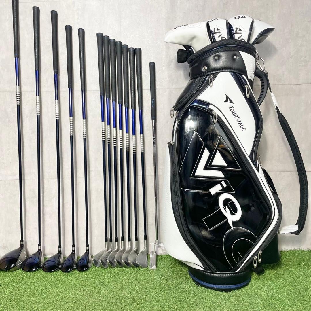ツアーステージ ViQ 2021年モデル ゴルフクラブセット SR 13本 右用