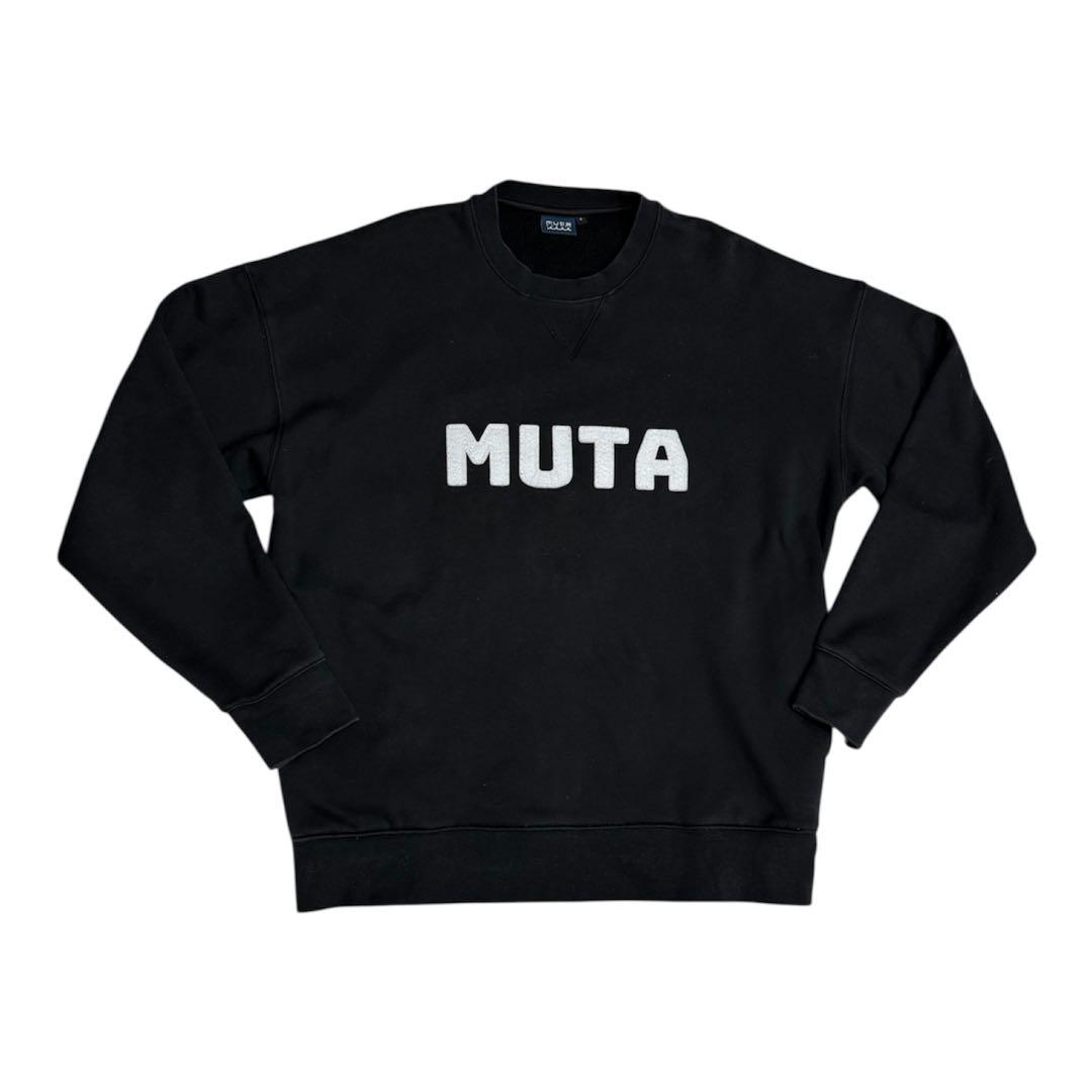 muta MARINEムータマリン☆ BIG クルーネックスウェットBOAT☆黒