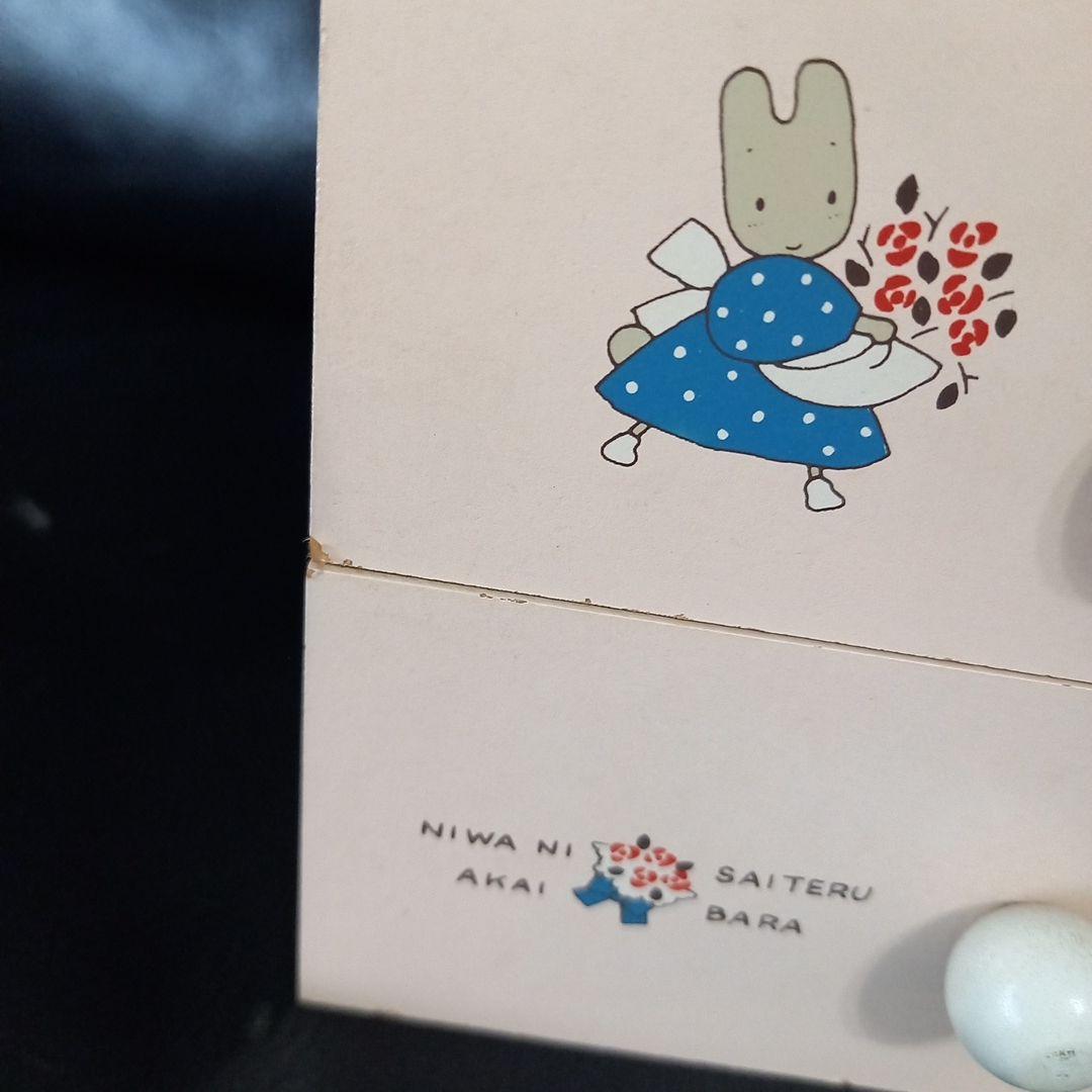 お値引き不可【古道具】1986年サンリオマロンクリーム小物入れチェスト