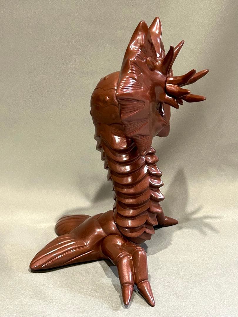 福袋 レア ウルトラセブン　ビラ星人　M1号　銅色　ソフビ　怪獣 フィギュア