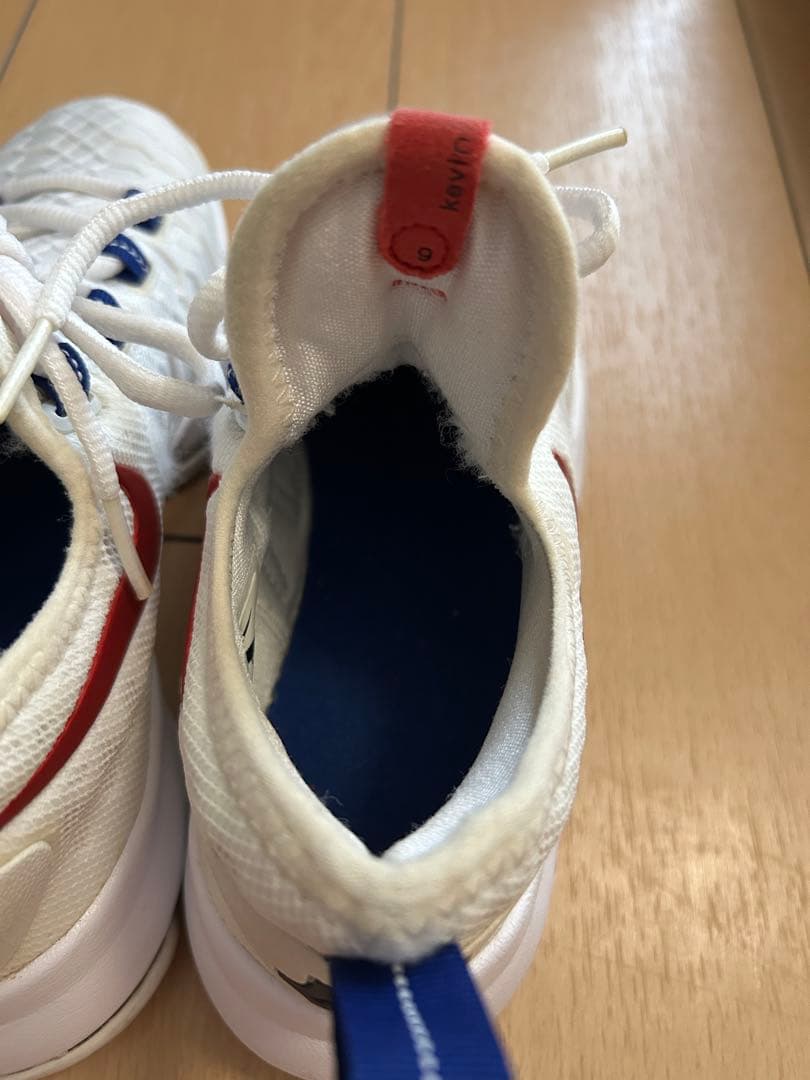 Nike バスケットボールシューズ 9 (US) ホワイト/レッド/ブルー