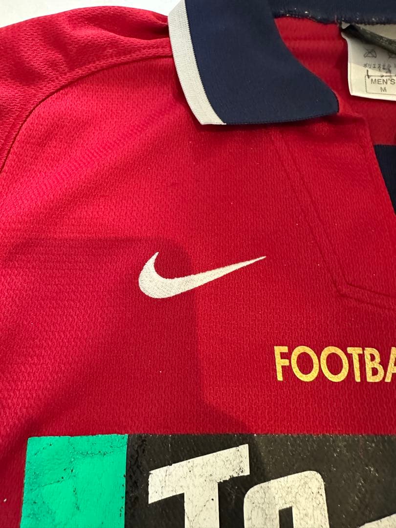 鹿島アントラーズ NIKE ホーム長袖ユニフォーム天皇杯優勝ワッペン付