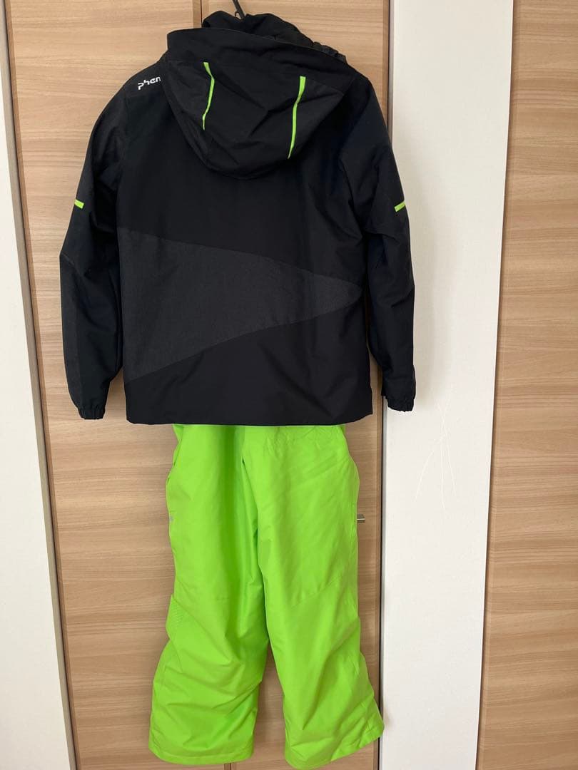 phenix スキーウェアセット 160 黒/緑