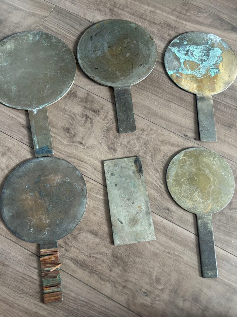 江戸時代和鏡　銅鏡 古銅製 時代物