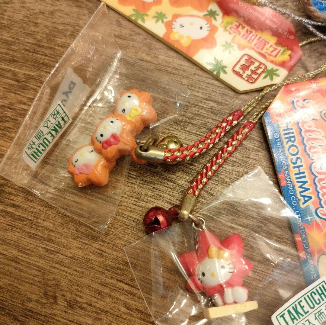 ご当地キティ　ストラップ　広島 島根 出雲