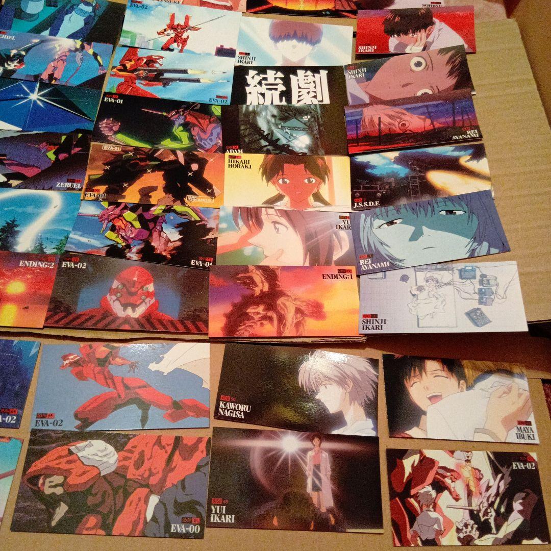 新世紀エヴァンゲリオン ワイド版トレーディングカードセット 80枚ダブり無し