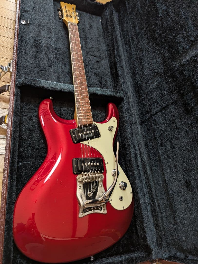 モズライト　Super Custom65 ？ ネックトラ杢　黒雲 mosrite