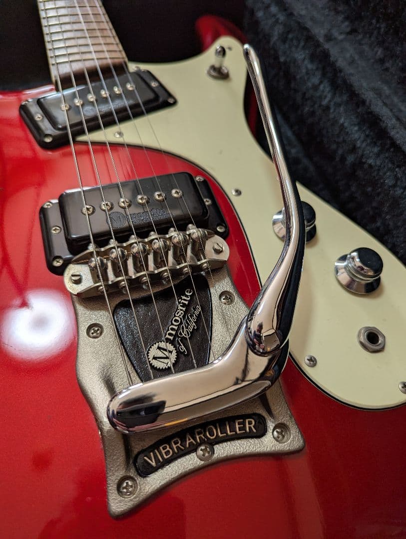 モズライト　Super Custom65 ？ ネックトラ杢　黒雲 mosrite