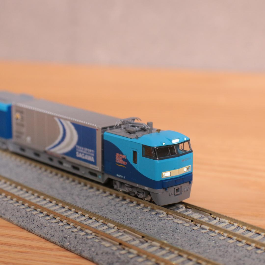 KATO10-1721 M250系スーパーレールカーゴ 基本セット4両 佐川急便