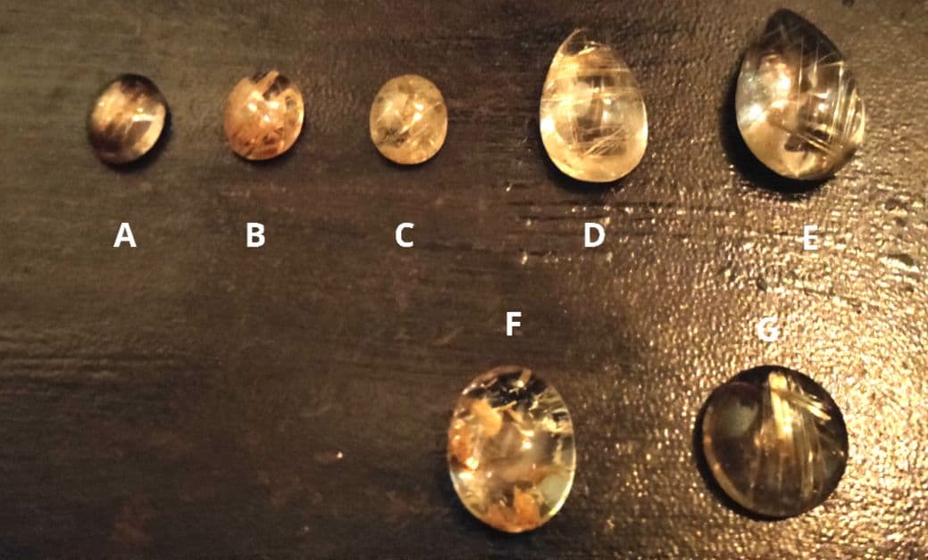 ルチルクォーツ ルース C