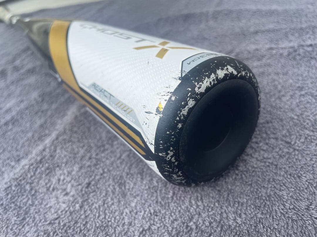 【中古品/軟式用】EASTONゴーストX RE-ACT83センチ 新品ケース付