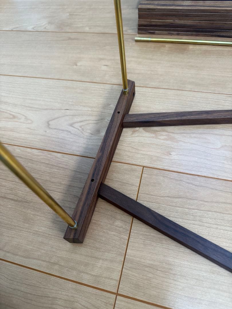 【新品未使用】Fallworks mini table walnut