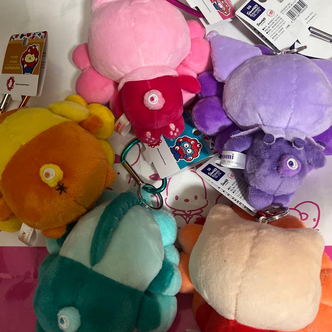 推しカラー サンリオ ミャクミャク なりきり カラビナ BC 5種