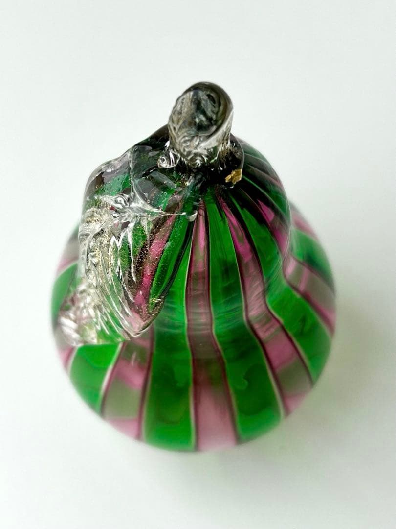 MURANO 希少 ムラーノ ヴェネチアン ムラノ ベネチア ガラス 洋梨 金彩
