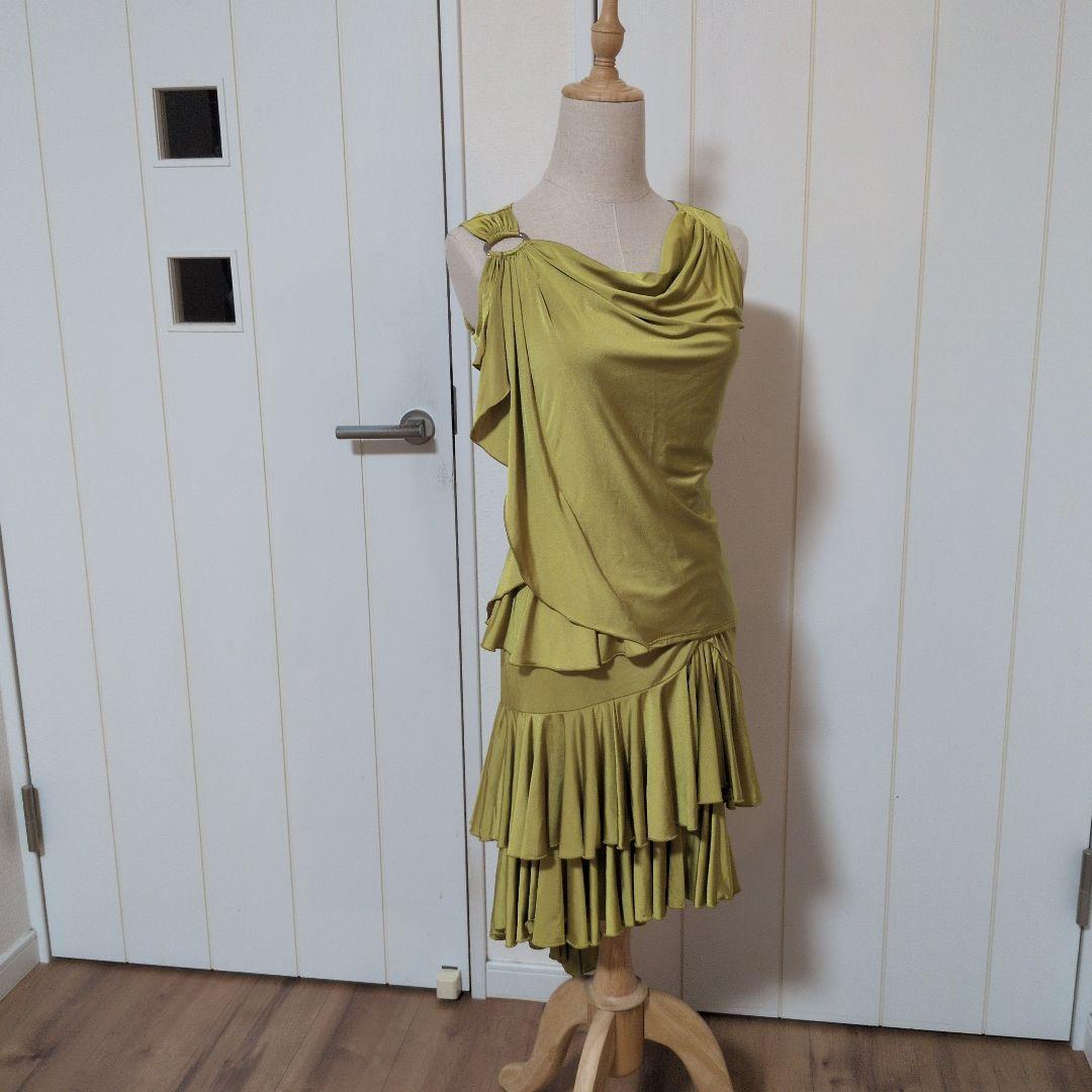 社交ダンス　ラテン　チャコット　Chacott　ドレス　セットアップ　サイズS