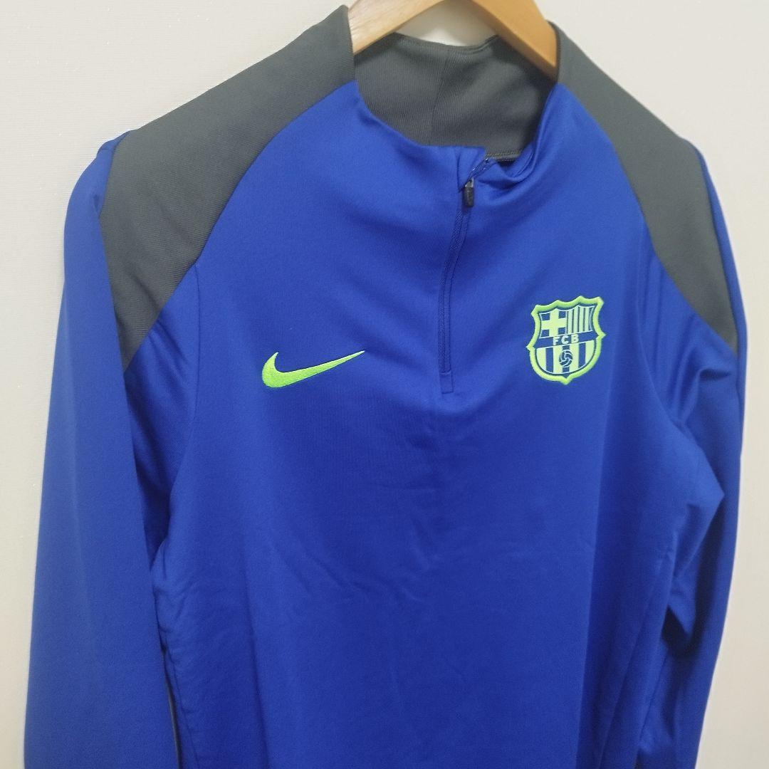 Lサイズ FCバルセロナ ハーフジップジャージ ドリルトップ