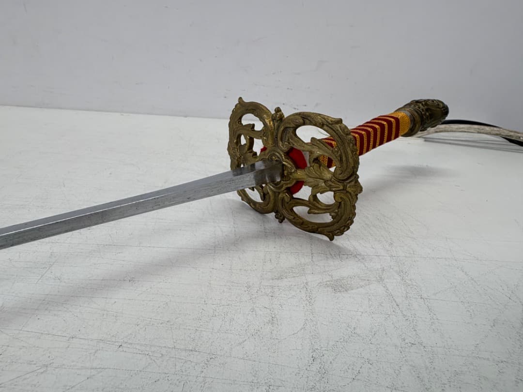 フランス製　レイピア風　飾り剣　西洋剣　アンティーク調　フェンジング　f938