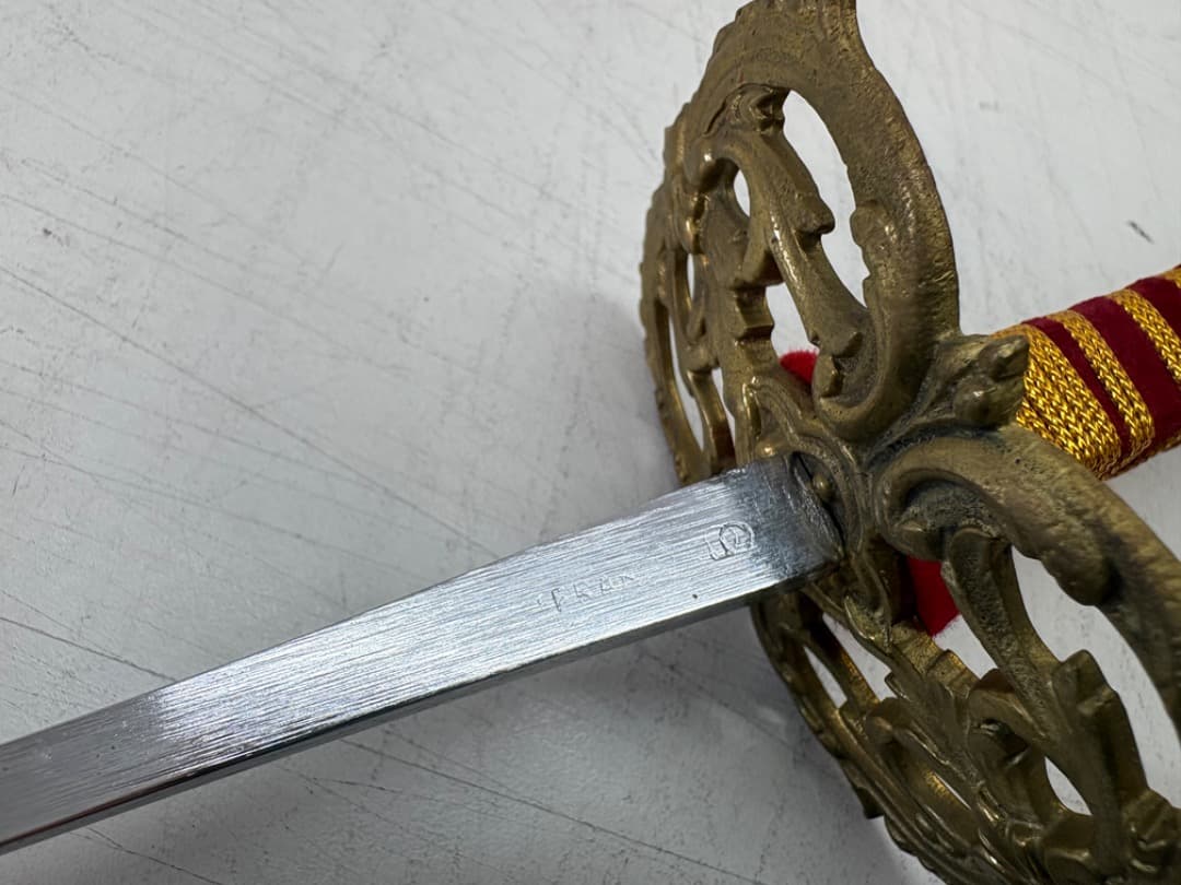 フランス製　レイピア風　飾り剣　西洋剣　アンティーク調　フェンジング　f938