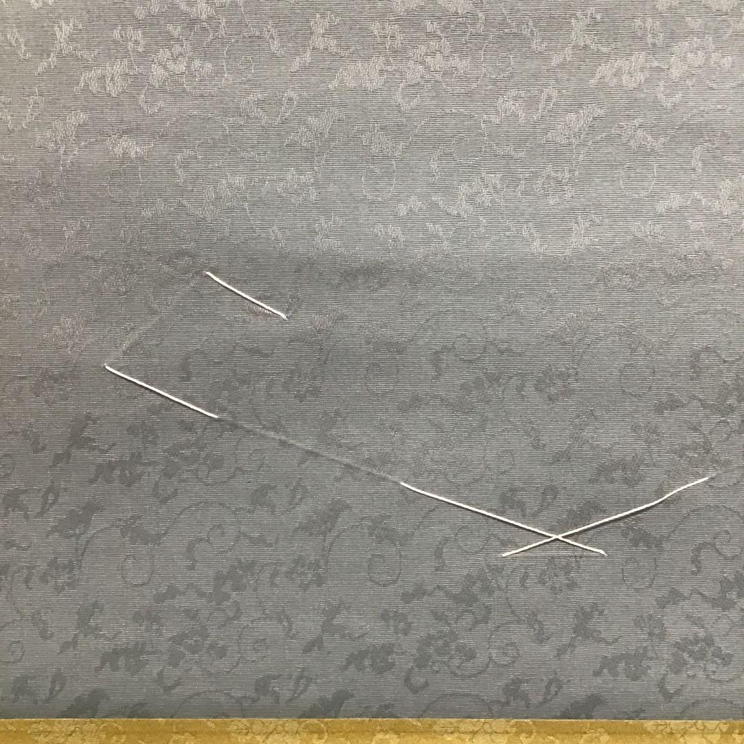 K茶道具　掛軸　御色紙掛軸(写真の色紙は付属していません)　紙箱　S988KJ