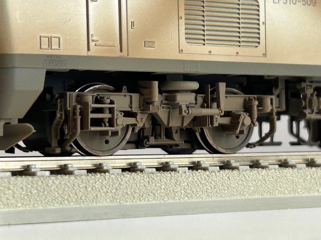 KATO EF510 JR貨物色(銀)ウェザリングディテールアップ