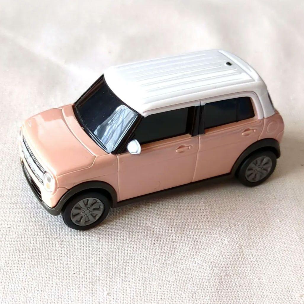 スズキ　Lapan　ピンクと白のSUVスタイル ミニカー[非売品]