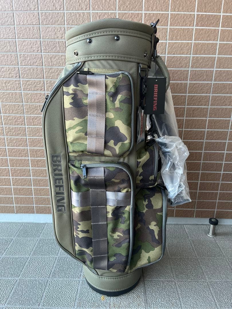 新品未使用　ブリーフィング　カモ　キャディバッグ
