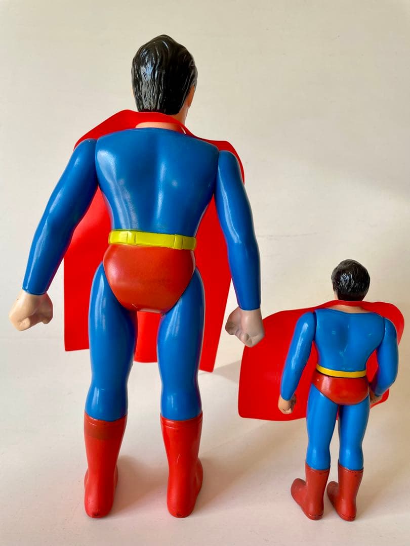 スーパーマン　フィギュア　2体セット　ビンテージ 昭和レトロ　レア
