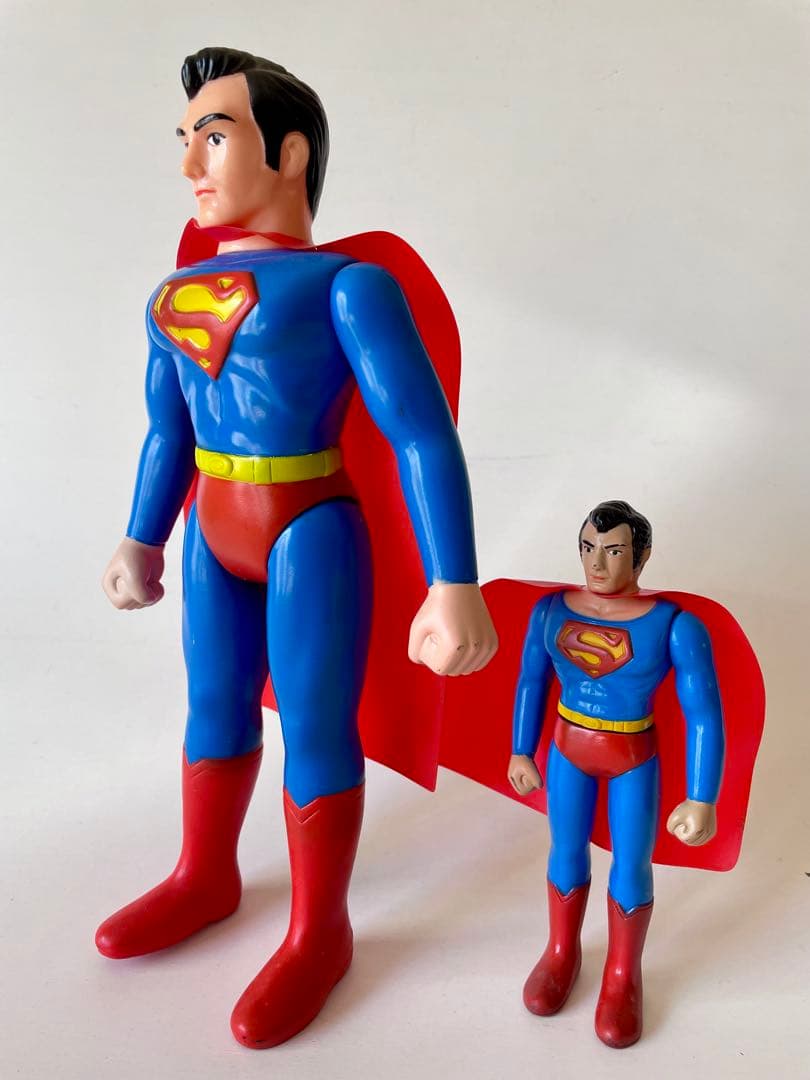 スーパーマン　フィギュア　2体セット　ビンテージ 昭和レトロ　レア