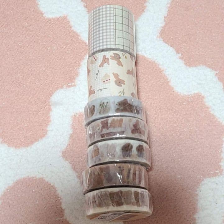 ranmyu マスキングテープ ロールふせん 付箋 文房具 国内作家　紙博　付箋