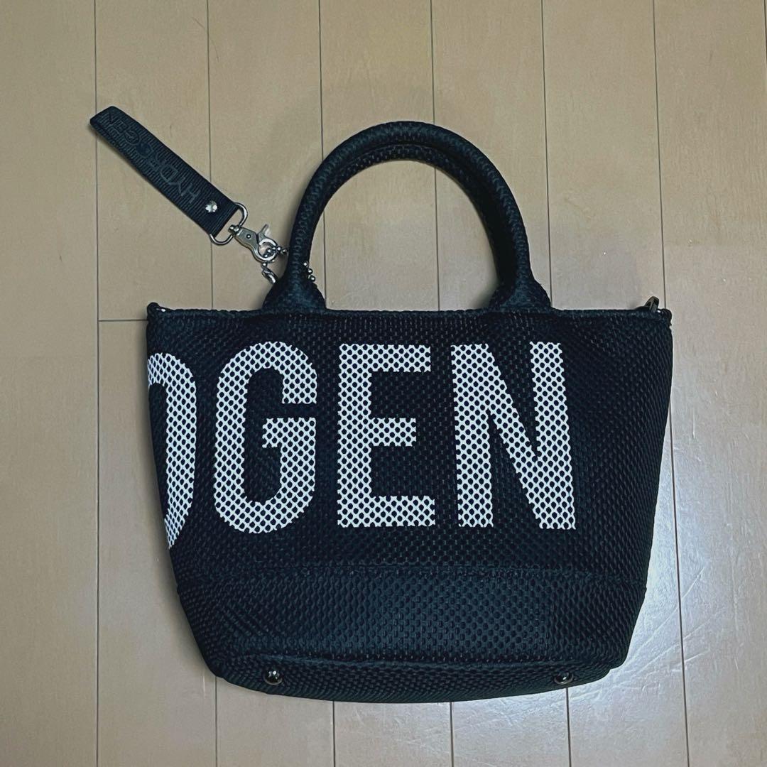 HYDROGEN 2WAY メッシュミニトートバッグ ブラック