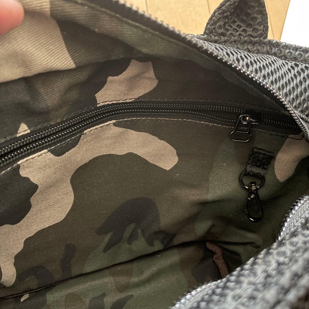 HYDROGEN 2WAY メッシュミニトートバッグ ブラック